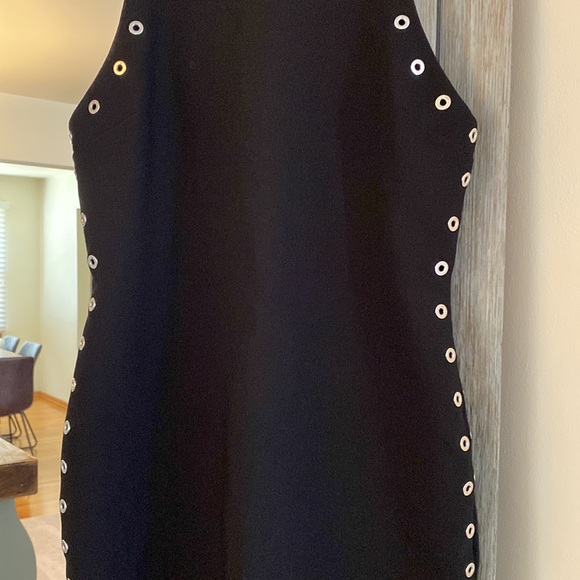 Cinq A Sept, 4, Ava mini dress, grommet lined, high neck, perfect & NWOT!! - Picture 3 of 12